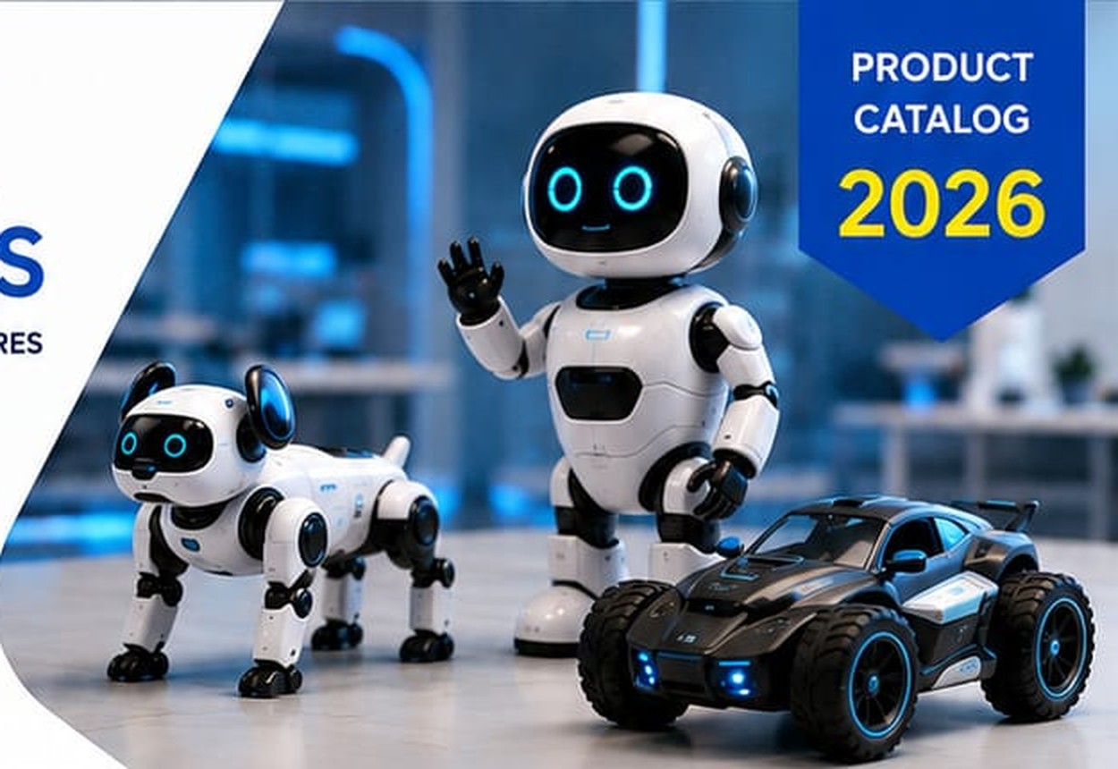 JARK INDUSTRIES AI robot companion, robotic dog and gesture control stunt car from the 2026 product range